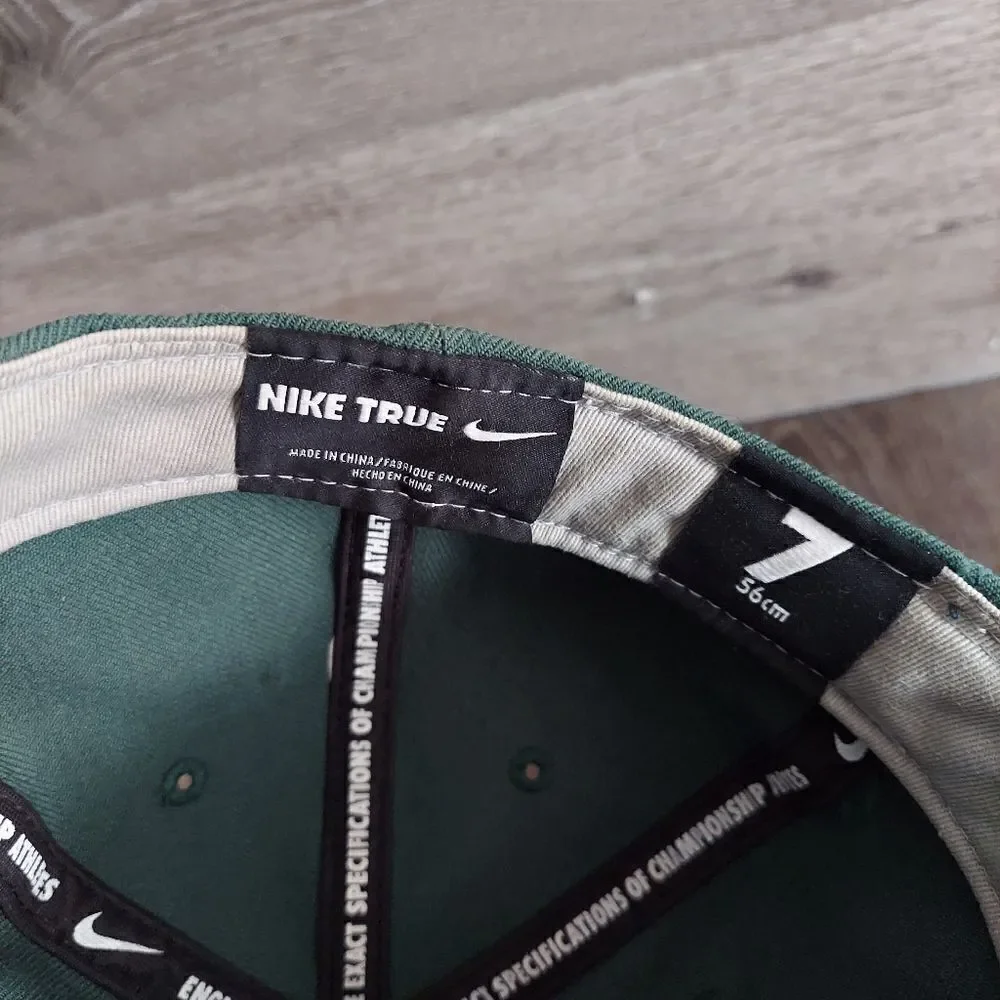 Nike Oregon Ducks Flat Bill Fitted Hat Sz 7